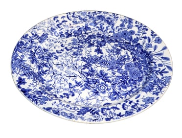 English Brown-Westhead, Moore & Co Patagonia round platter