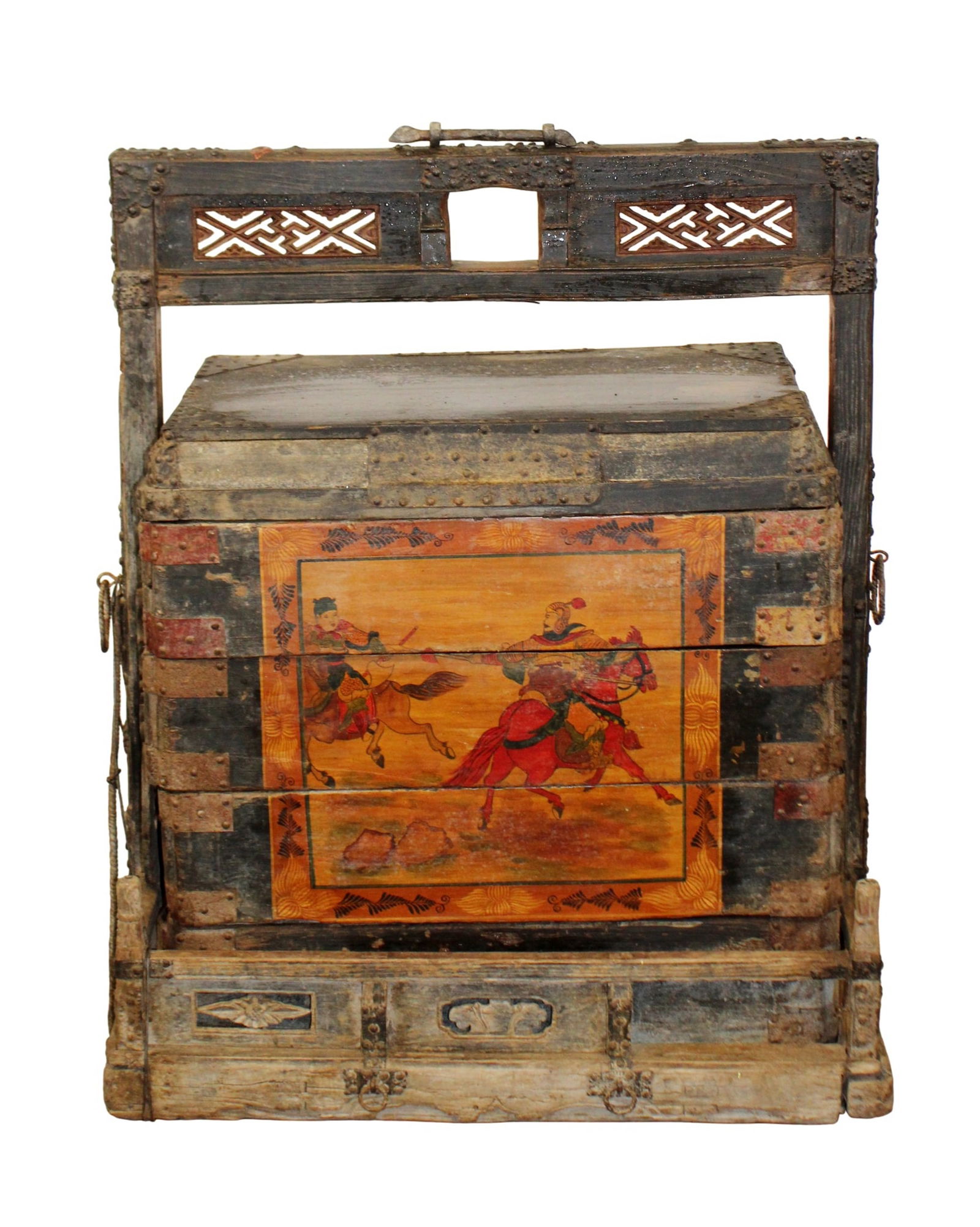 Antique Chinese stacking wedding basket (1 of 6)