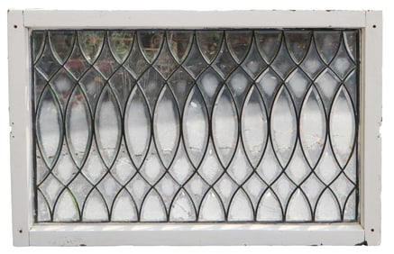 American beveled clear glass window