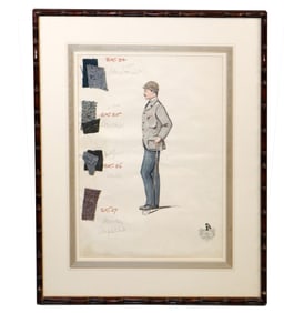 English B.J. Simmons & Co. Theatrical costume sketch
