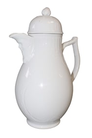 Furstenberg porcelain coffee pot with face spout