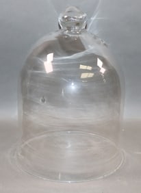 Glass domed cheese cloche