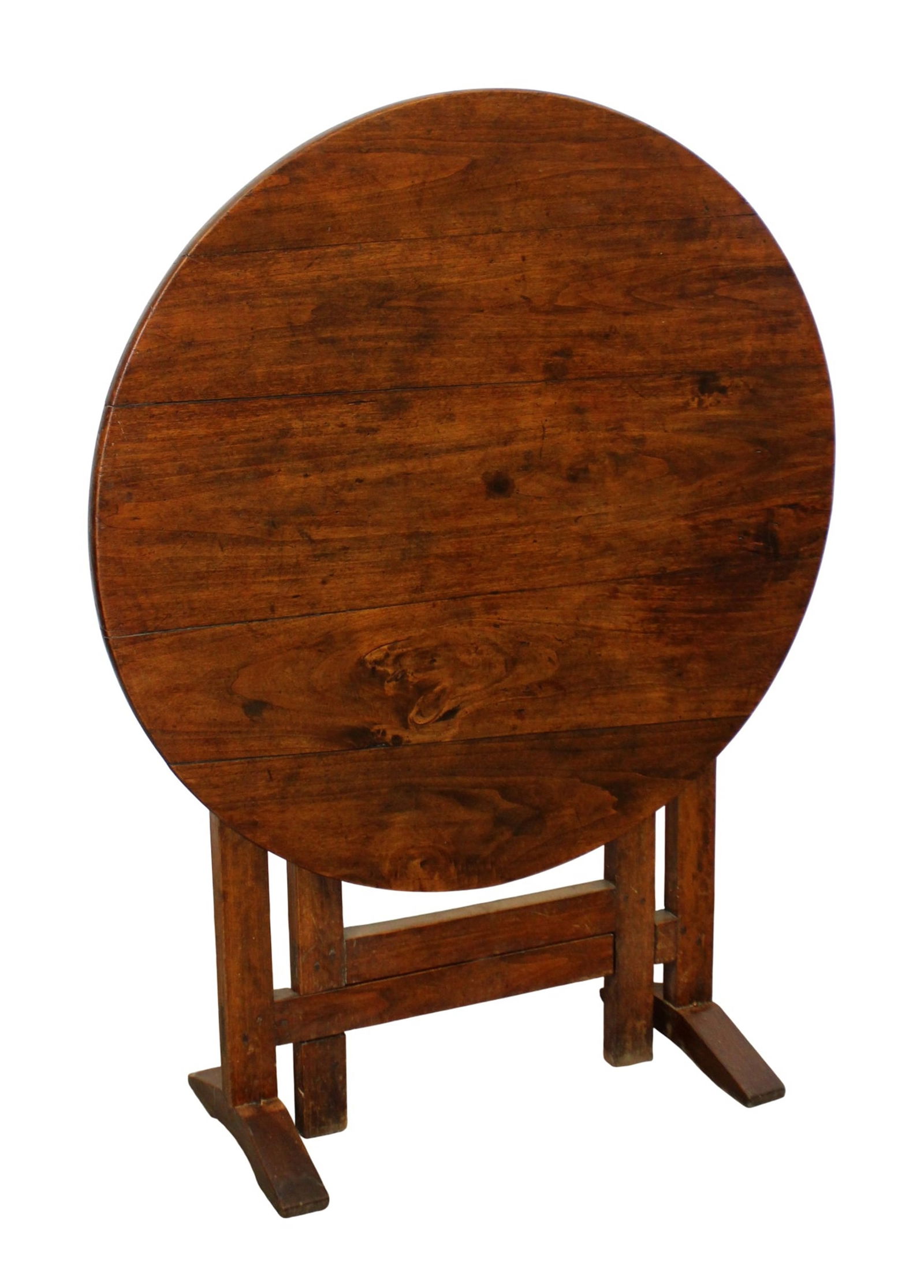 French tilt top vintner's wine tasting table