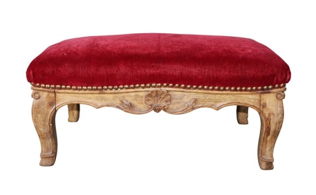 French Louis XV style footstool