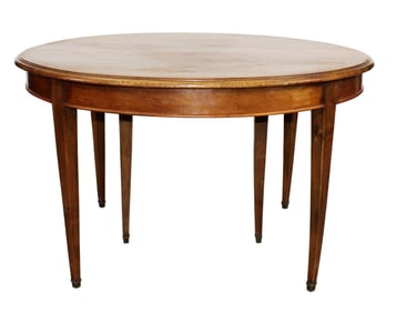 French Louis XVI table in walnut