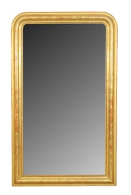 French Louis Philippe gold leaf mirror
