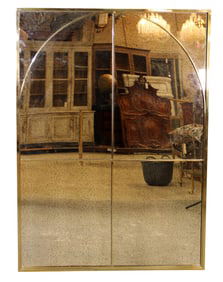 Palladian Brass designer mirror