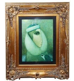 Sergey Smirnoff "Alina" framed print