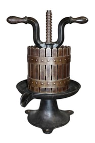Iron tabletop fruit press