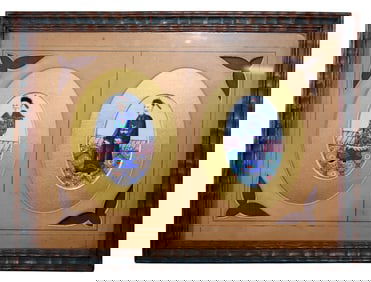 Pair of Chinese portrait paintings