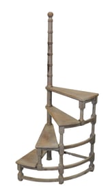 Italian side table in the form of curved steps