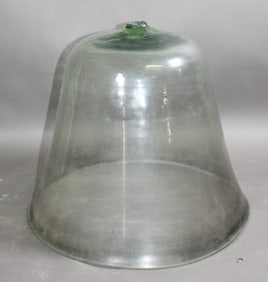 French blown glass garden cloche