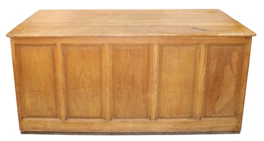 French shop counter kitchen island