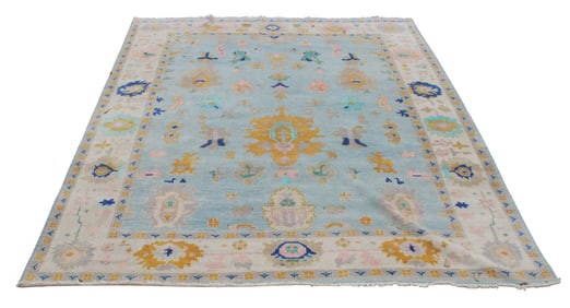 8'9" x 11'5" Turkish Oushak rug