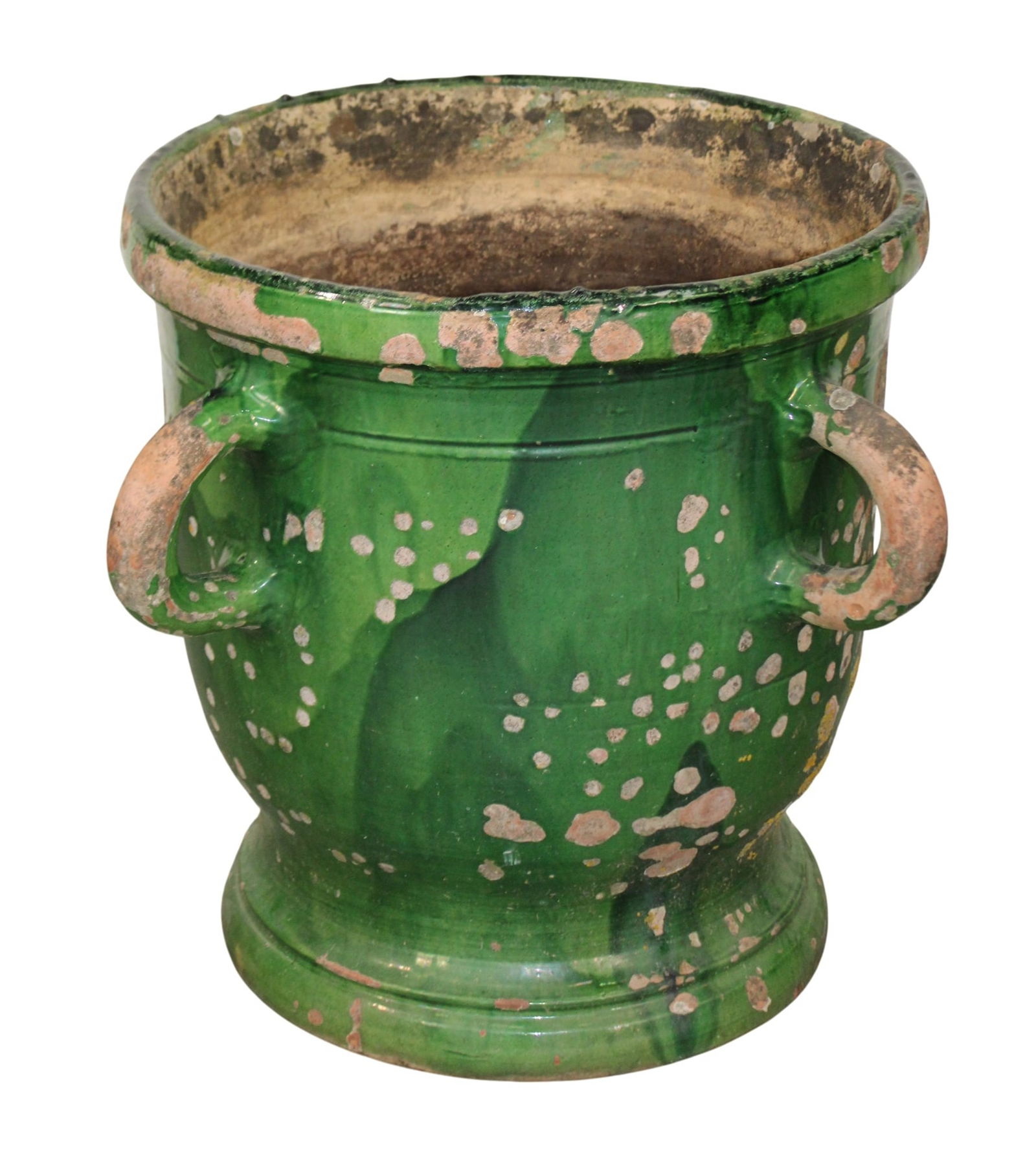 French green glazed terra cotta Castelnaudary pot (1 of 7)