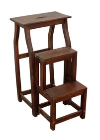 French folding library steps