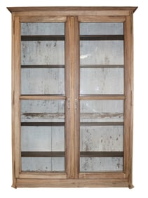 French Louis Philippe 2 door bookcase