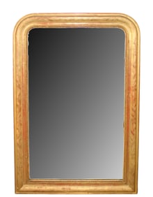 French Louis Philippe gold leaf mirror