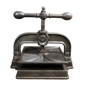 French cast iron book press