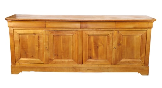 French Louis Philippe style 4 door sideboard in cherry