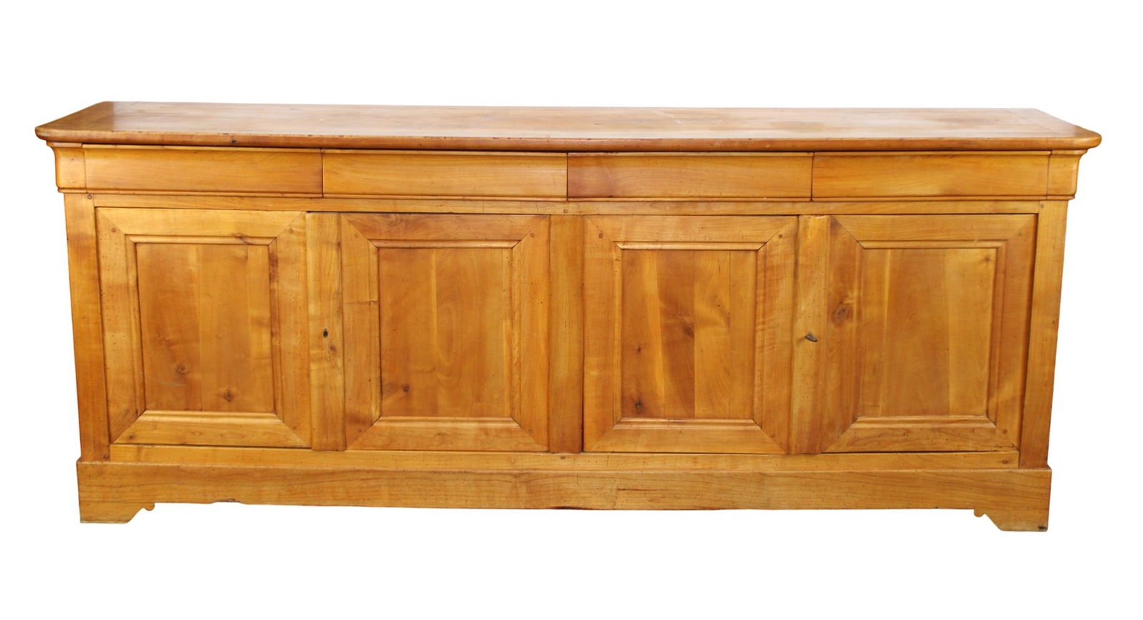 French Louis Philippe style 4 door sideboard in cherry (1 of 7)