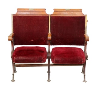 American Art Deco movie theater seats