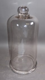 French glass tall cloche