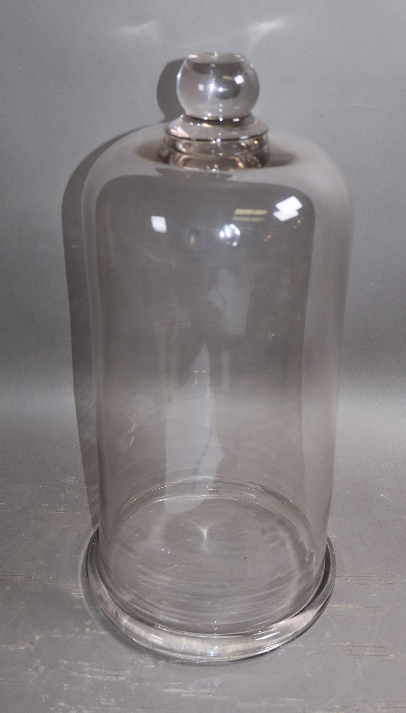 French glass tall cloche: French glass tall cloche