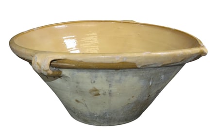 French glazed terra cotta tian bowl