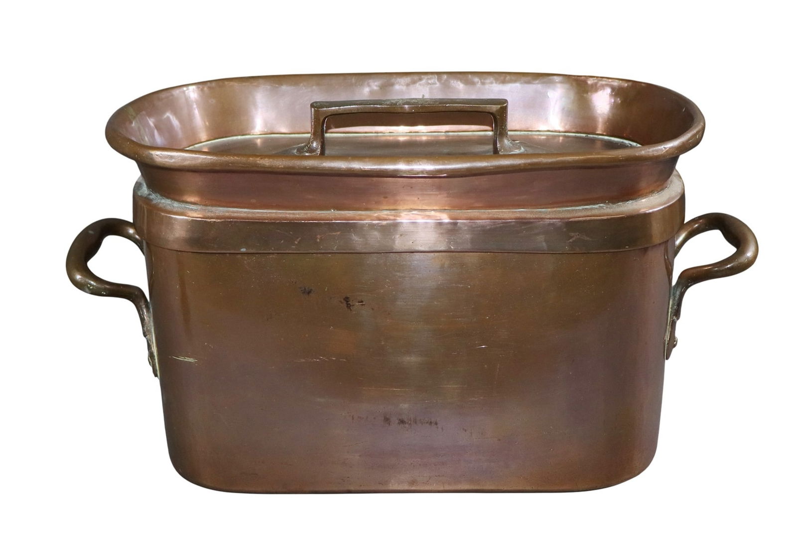 French polished copper lidded daubiere pot (1 of 6)