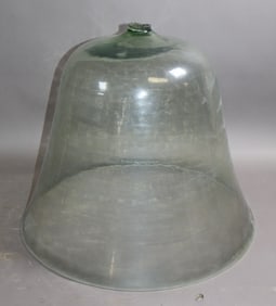 French blown glass garden cloche