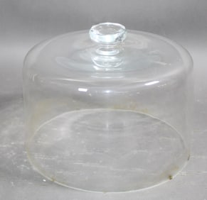 French glass cloche for cakes or pastry