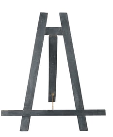 French primitive table top painting easel