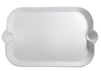 Large Le Bon Chef enamel over aluminum hotel platter