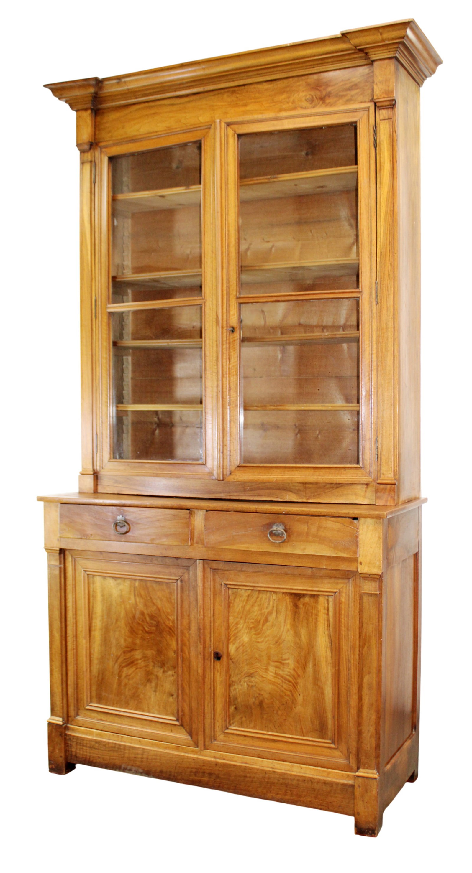 French Louis Philippe deux corps bookcase (1 of 8)