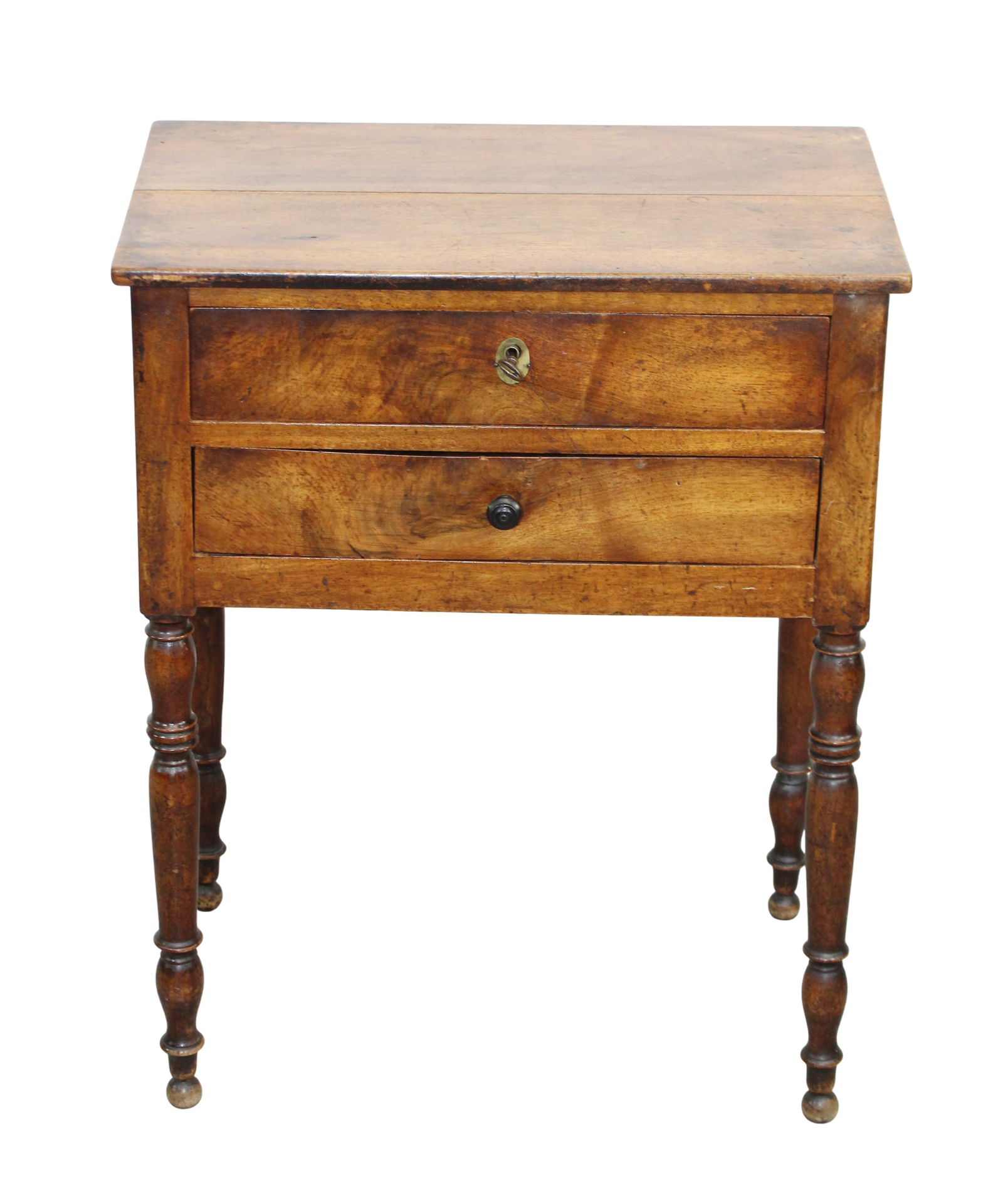 French petite 2 drawer commode on legs (1 of 8)