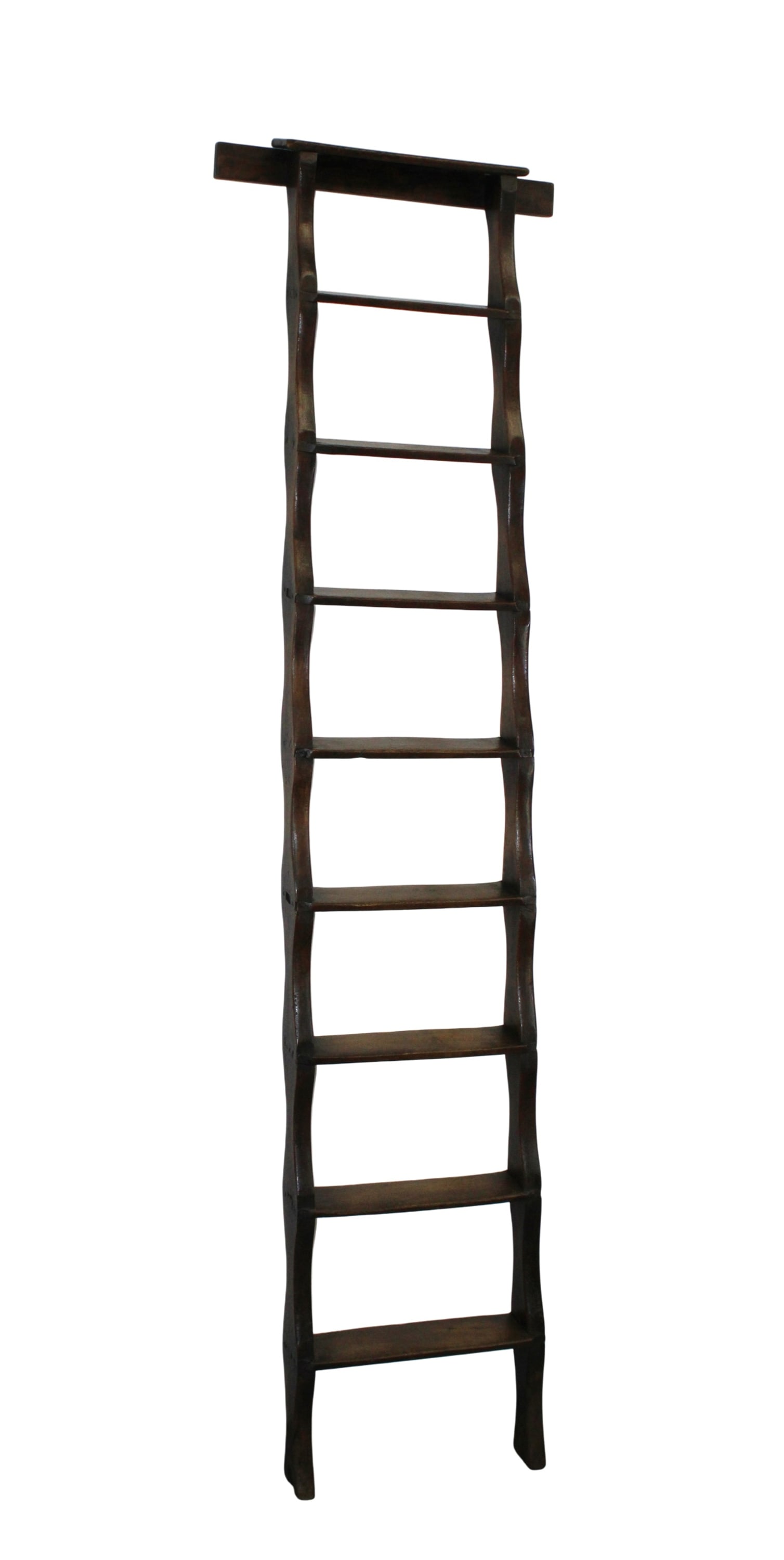 English library ladder in walnut (1 of 11)