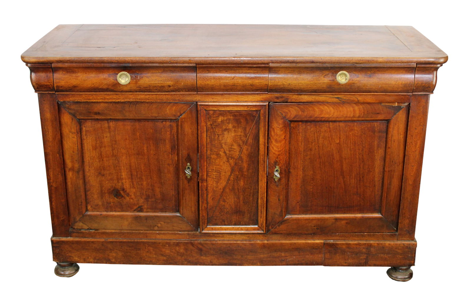 French Louis Philippe buffet bas in walnut (1 of 11)