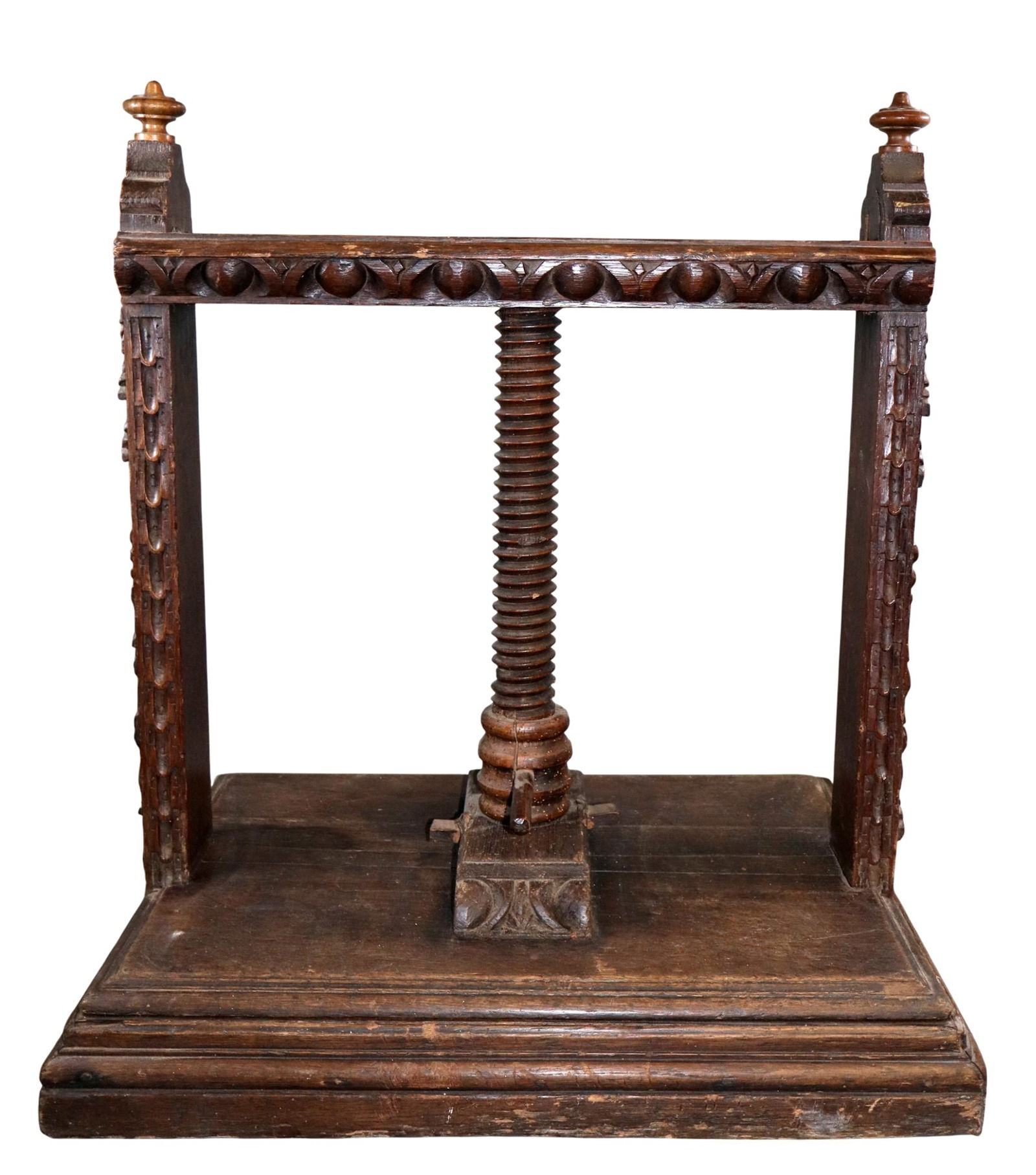 French oak wooden book press (1 of 10)