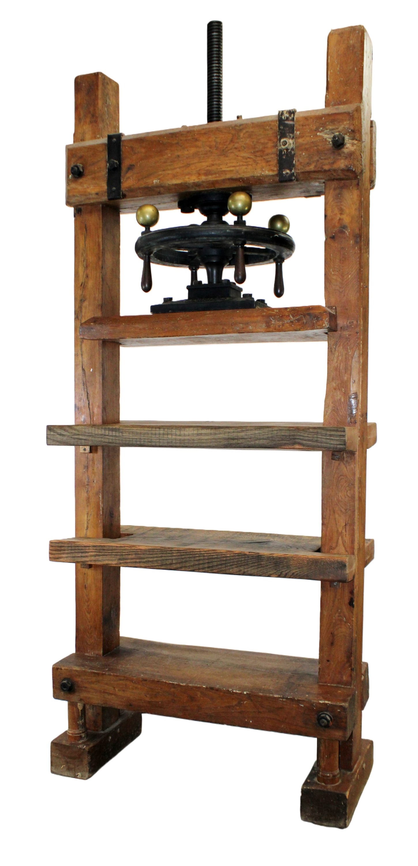 French Poirier Paris floor model book press bookcase (1 of 9)