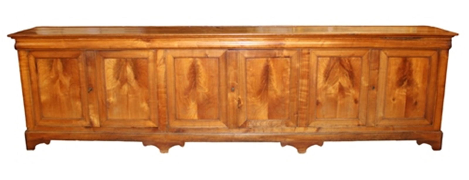 French Louis Philippe 6 door enfilade in walnut: French Louis Philippe 6 door enfilade in walnut . Early 19th century. 38 3/4?h x 139 3/4?l x 19 1/2?d