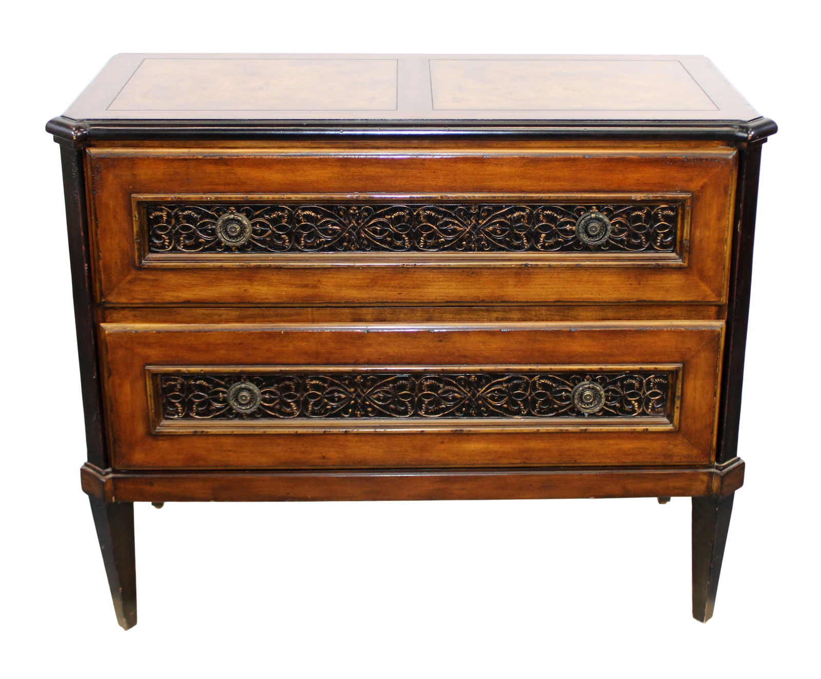 Baker Milling Road 2 drawer commode on legs (1 of 9)