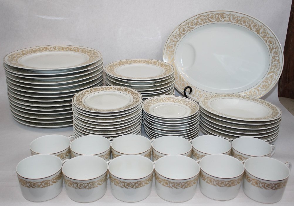 Haviland Limoges Marquise china service for 12