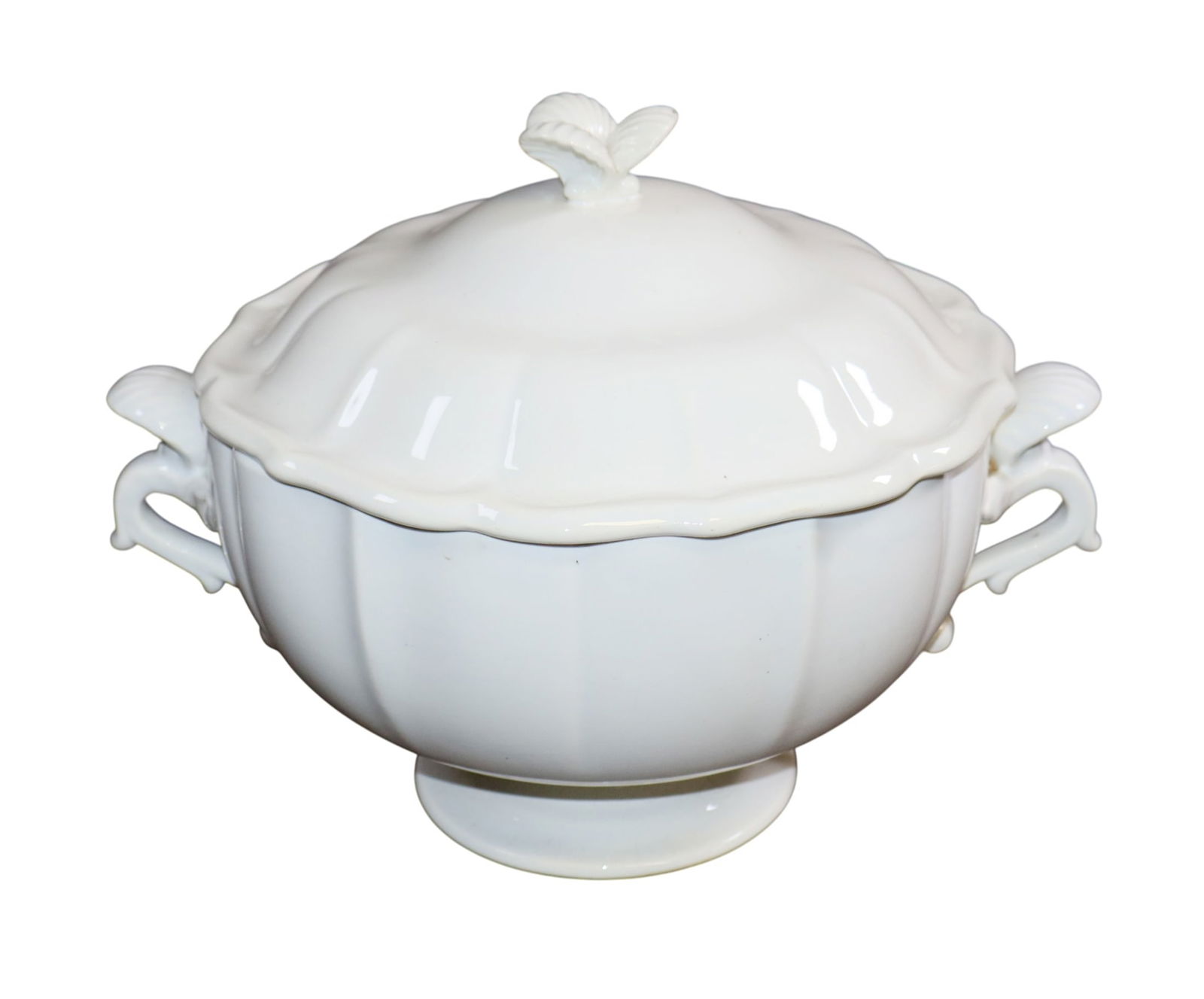 Belgian ceramic soup tureen with lid (1 of 7)