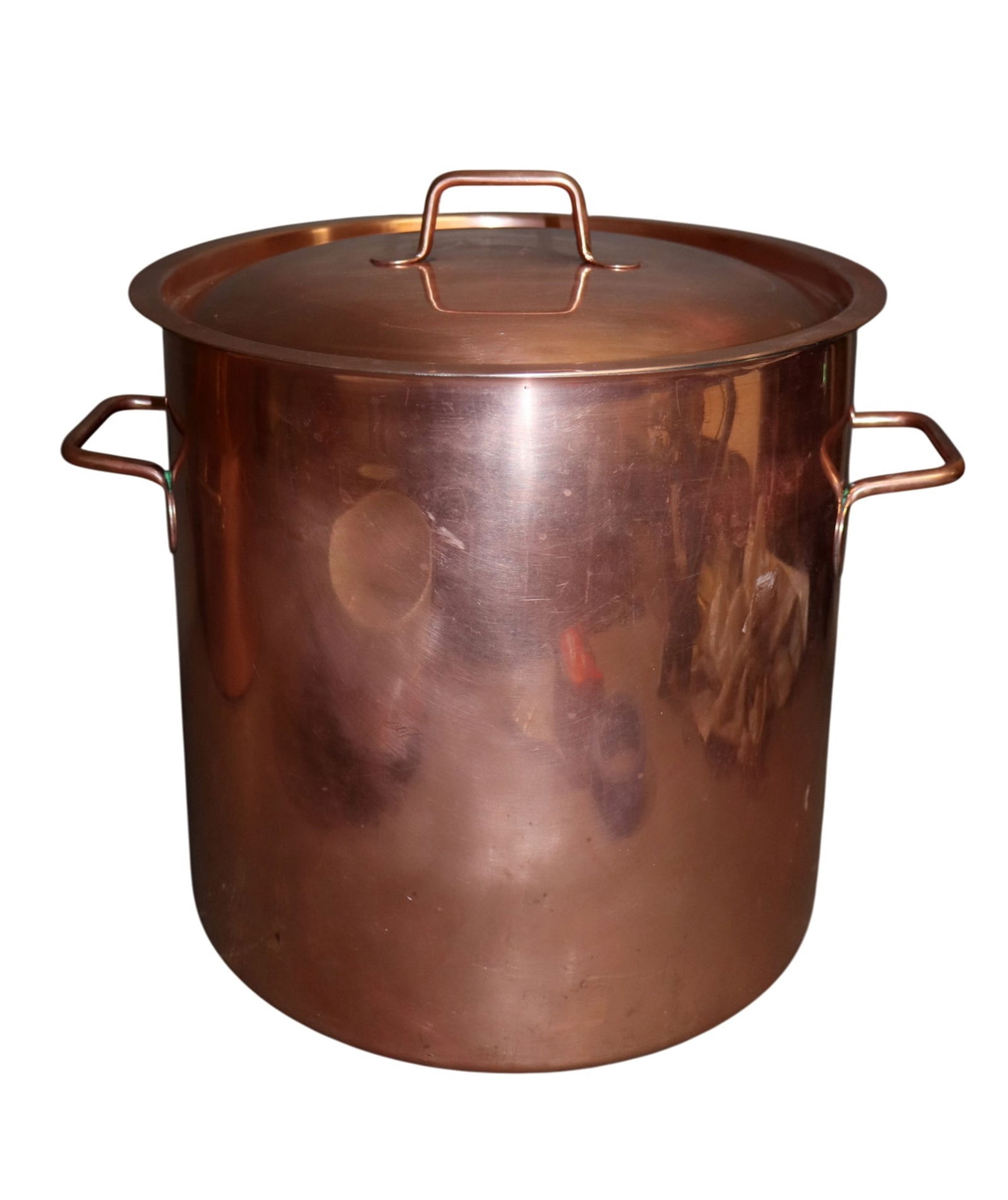 Large French copper stock pot: Large French copper stock pot