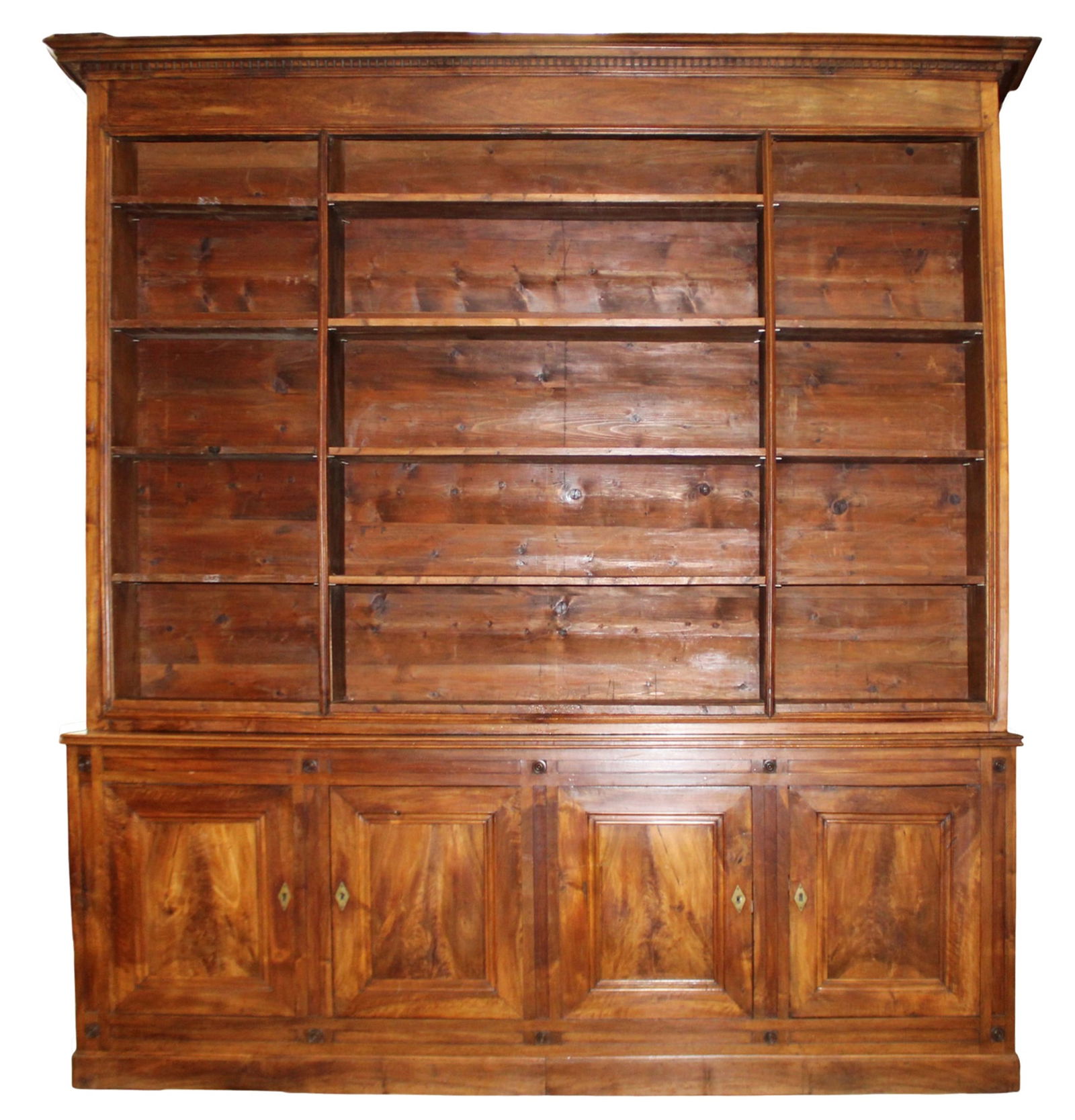 French Louis Philippe open shelf bookcase (1 of 15)