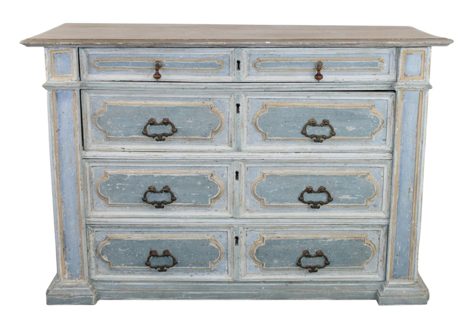 Italian 4 drawer painted commode (1 of 11)