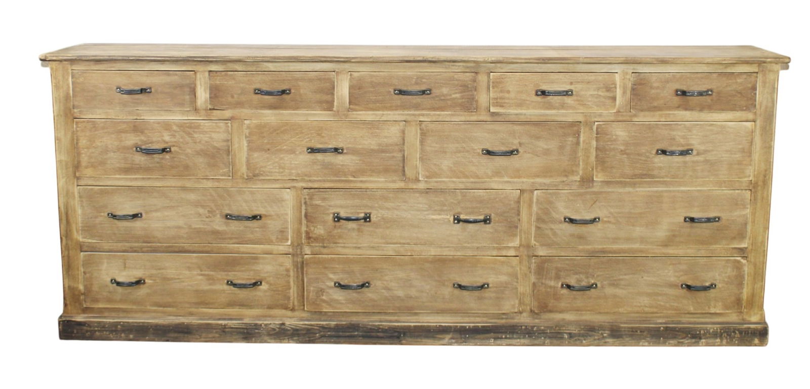 French multi drawer counter in pine (1 of 13)