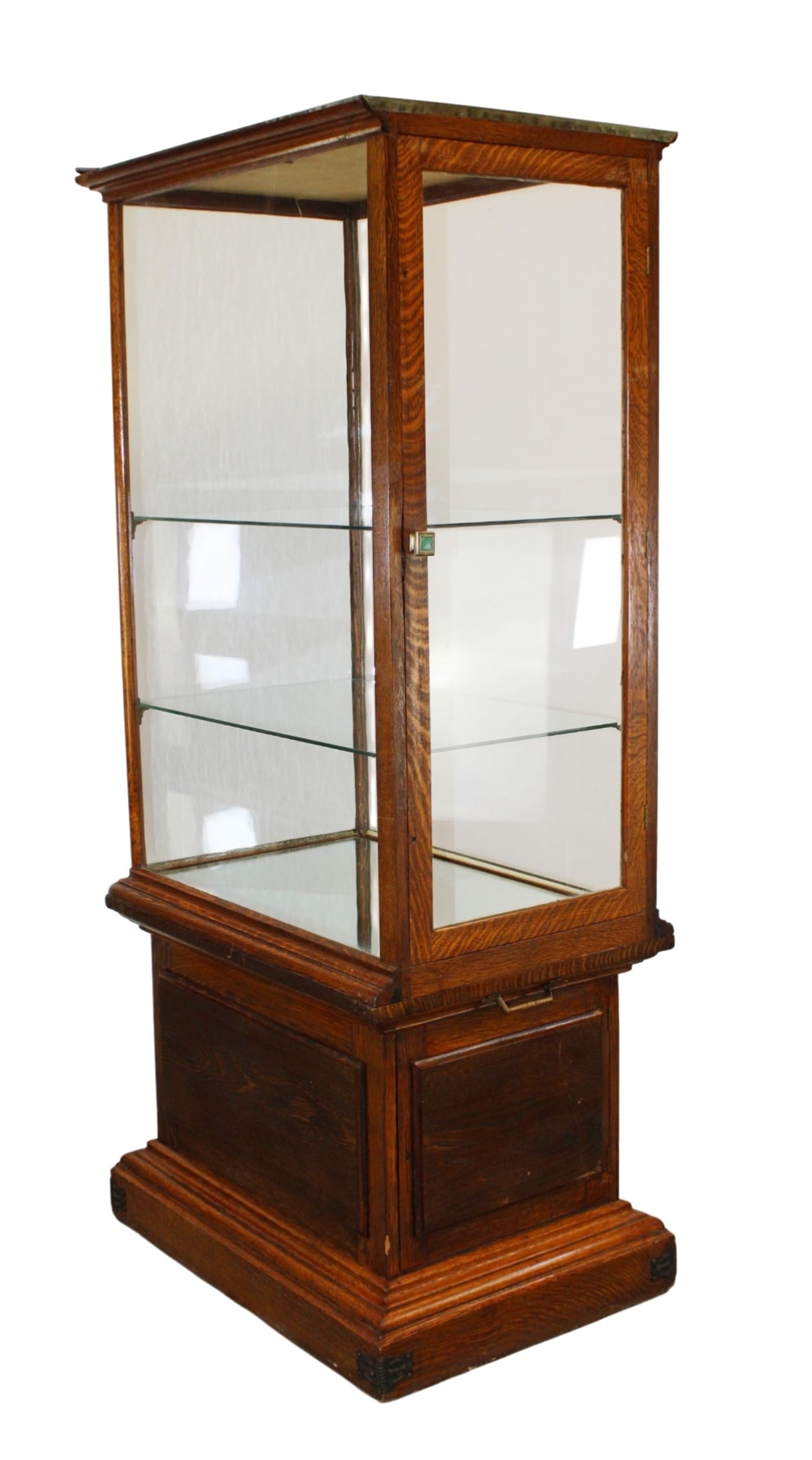 Antique N.&P. Scott American oak showcase (1 of 12)