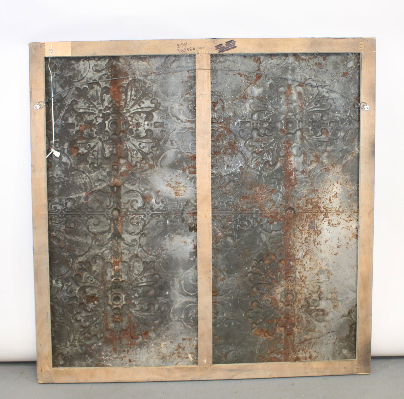 Antique tin ceiling panel wall decor - 6